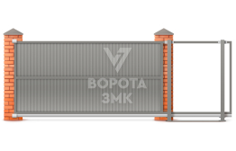 Ворота откатные Nice 1980×2100 ЗМК-6979