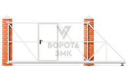 Откатные ворота 2000×2100 ЗМК-7656