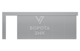 Откатные противопожарные ворота Doorhan 4000×4000 ЗМК-4708