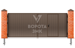 Ворота распашные 2250×2000 ЗМК-4940