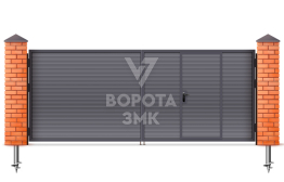 Распашные ворота 3000×1750 Каме ЗМК-4778