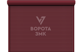Роллетные ворота 2600×2300 для забора ЗМК-2331
