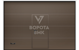 Подъемные ворота для гаража с калиткой 2750×2500 ЗМК-3025