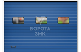 Подъемные гаражные ворота 3000×3000 ЗМК-3594